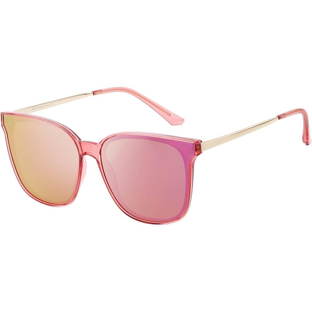 Oversized Womens Sunglasses Mirrored UV400 Retro Round Light Weight Shades